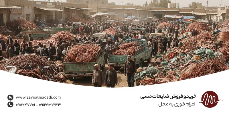 خریدار ضایعات مس در زاهدان | بالاترین قیمت 1404 + تسویه نقدی خرید و فروش ضایعات مسی