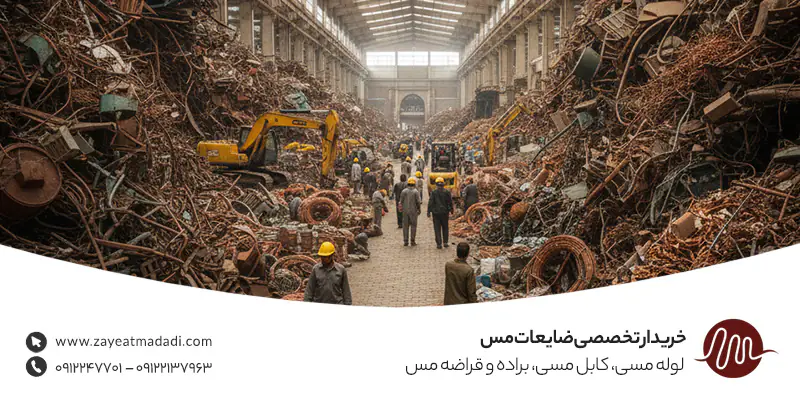 خریدار ضایعات مس در همدان | بالاترین قیمت روز + تسویه نقدی خریدار تخصصی ضایعات مس